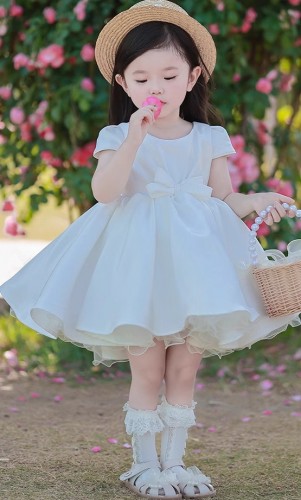 夏季短袖女孩婚紗 / 花女裙 / 女童公主裙 / 主持人服