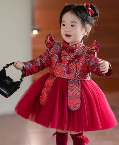 秋冬中式旗袍 / 女童公主裙 / 拜年服 / 禮服裙